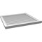 Ekena Millwork Vertical Surface Mount PVC Gable Vent w/ 2"W x 2"H , Brickmould Sill Frame, 32"W x 30"H GVPVE32X3003SN - alternate 3